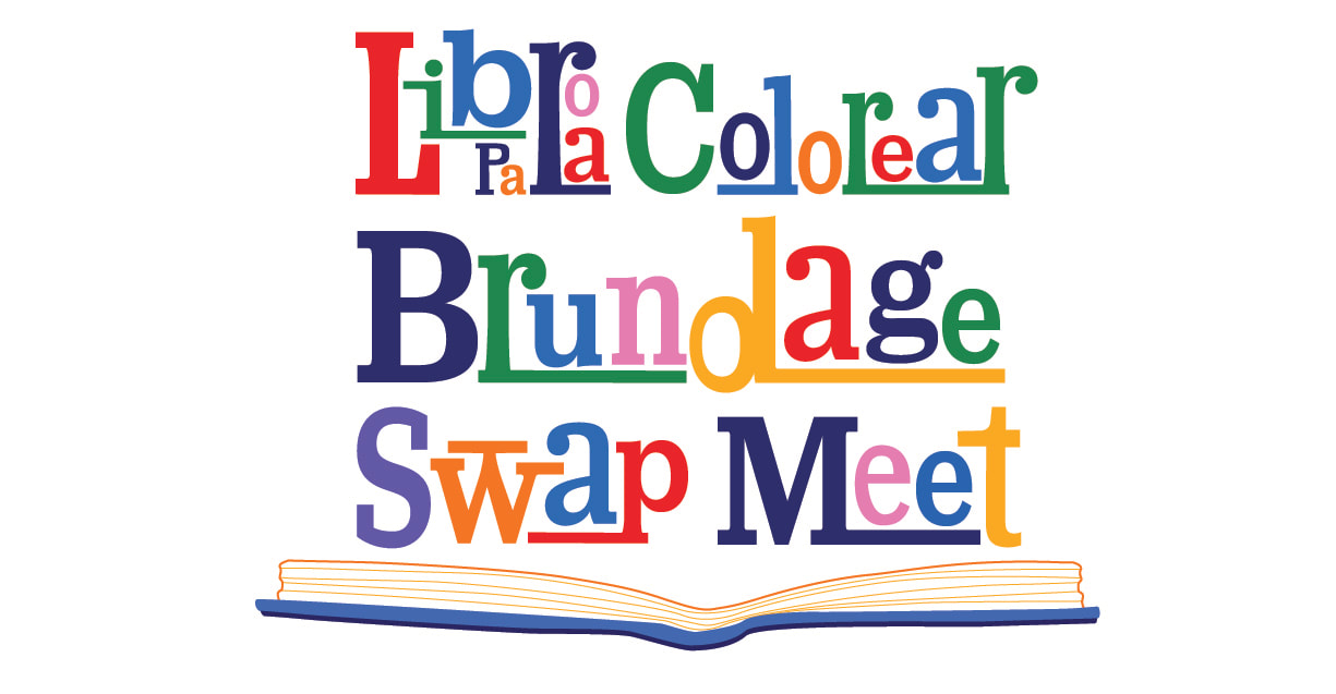 Brundage Swap Meet Coloring Book text artwork
